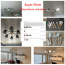 Axyaa Wood Chandelier Lamps for Nordic Home Decor