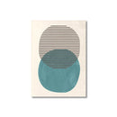 Nordic Minimalist Style Abstract Line Graphic Wall Art Prints by Axyaa