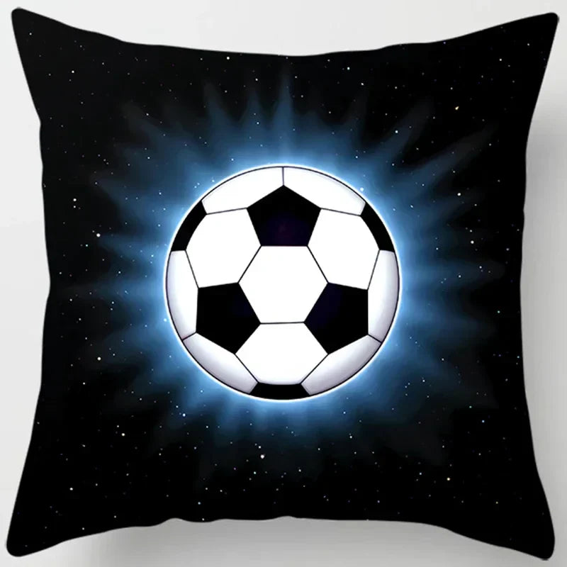 Axyaa Football Square Pillowcase - Home & Car Decor Cushion Cover (45cm*45cm)