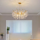 Axyaa Crystal Chandelier Pendant Light for Living Room and Bedroom