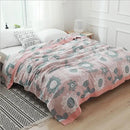 Axyaa Cotton Air-conditioning Bedspread Comforter for Twin Queen Size Bed