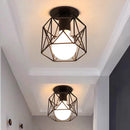 Axyaa Nordic Iron Ceiling Light for Kitchen, Hallway, Balcony - Retro Minimalist Design