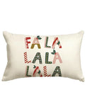 Christmas Green Linen Pillowcase by Axyaa - Festive Holiday Cushion Cover