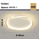 Axyaa LED Round Ceiling Light - Minimalist Room Decor for Living Room, Bedroom, Kitchen
