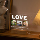 3D Acrylic Photo Lamp: Personalized LED Night Light by Axyaa for MOM DAD Family & Friends