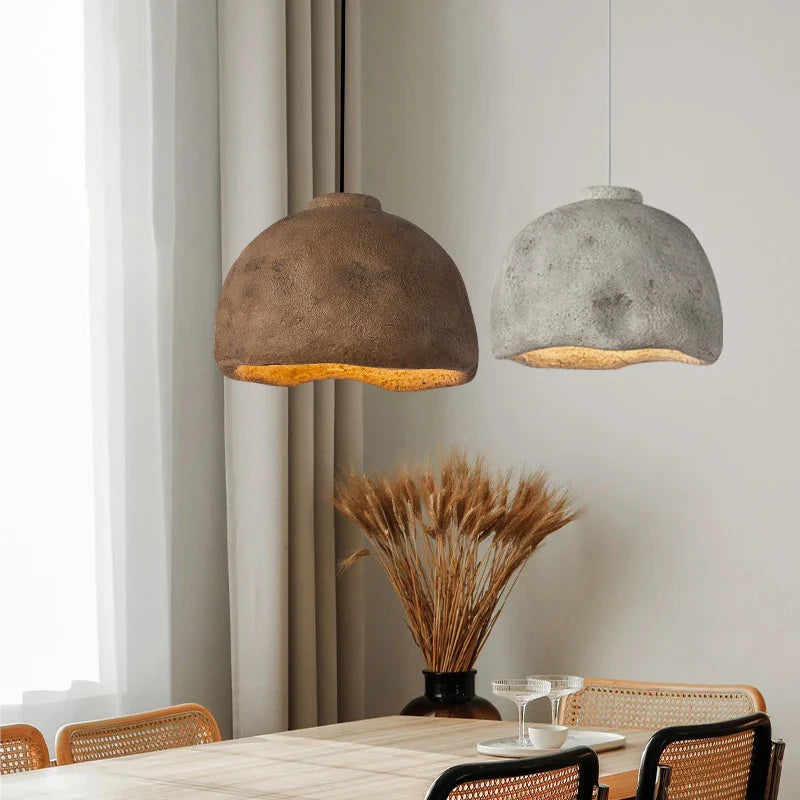 Axyaa Japanese Style Resin Pendant Lights for Home Decor