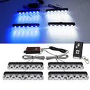 Axyaa Car LED Grid Strobe Light with Remote Control for Emergency Warning Beacons