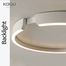 Axyaa Rose Gold Modern LED Ceiling Light Surface Mounted Minimalist Home Lighting