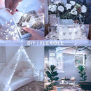 Axyaa Solar LED Fairy String Lights for Outdoor Garden Decoration