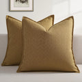 Axyaa Chenille Arrow Pillow Cover, Brown & Orange, Various Sizes