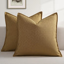 Axyaa Chenille Arrow Pillow Cover, Brown & Orange, Various Sizes