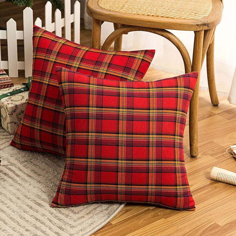 Axyaa Christmas Decor Cushion Cover 45x45 Nordic Pillowcases for Living Room