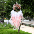 Axyaa Colorful Feather Pendant Dream Catcher Wall Hanging for Living Room