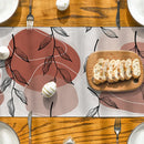 Axyaa Geometric Lines Plant Table Runner for Indoor Outdoor Home Kitchen Dining Decor