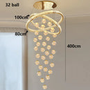 Axyaa LED Pendant Chandeliers for Living Room Staircase Indoor Lighting