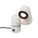 Axyaa Rotating Tube Floor Lamp - White/Red Standing Light for Living Room Bedroom