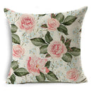 Axyaa Black Rose Pillowcase: Premium Sofa & Office Cushion Cover for Home Decor