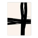 Modern Abstract Line Canvas Print by Axyaa - Boho Minimalist Nordic Wall Art