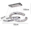 Axyaa Crystal Chandelier Pendant Light for Living Room Bedroom Ceiling Lighting