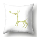 Axyaa Geometric Animal Series Pillowcase: Stylish Sofa Chair Seat Cover for Home Decor