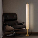 Axyaa LED Floor Lamp: Minimalist Remote Control Dimming Nordic Ins Style Vertical Light