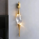 Axyaa Copper Crystal Wall Lamps for Living Room Bedroom Dining Room