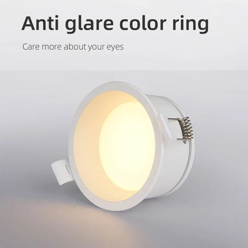 Axyaa 12W Soft Anti-glare LED Downlight Waterproof Ceilling Spot Light