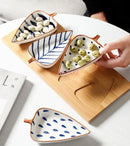 Axyaa Modern Living Room Fruit Plate Snack Set for Dried Fruit, Melon Seeds, and Dim Sum
