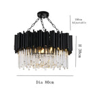 Axyaa Luxury Crystal Chandelier for Modern Living and Dining Room Decor