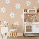 Axyaa Boho Daisy Flowers Wall Decals - Home Decor Vinyl Stickers for Kids Nursery