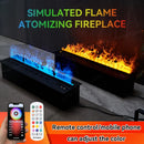 Axyaa LED Colorful Flame Electric Fireplace for Indoor Living Room
