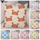 Axyaa Cartoon Animal Cushion Cover: 45*45cm for Living Room, Sofa, Car, Children's Room