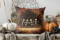 Axyaa Halloween Envelope Pillow Cover with Ghosts & Pumpkins, for Sofa, Bedroom, Car