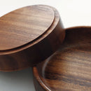 Axyaa Wooden Dry Fruit Plate & Nut Box: Premium Kitchen Tableware & Snacks Holder