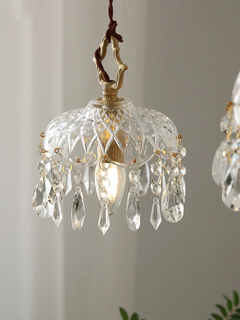 Axyaa Floral LED Chandelier: Luxury Brass Wall Lamp for Dining and Bedroom