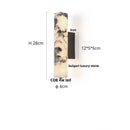 Axyaa Wood Canopy LED Wall Lights - Japan Style Marble Stone Sconce Lighting
