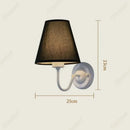 Axyaa LED Fabric Wall Lampshade for Indoor Bedroom and Living Room Lighting