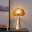 Axyaa Japanese Pumpkin Wooden Floor Lamp LED Lighting for Home Decor