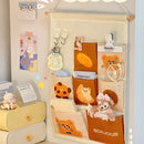 Axyaa Cartoon Wall Storage Organizer - 6 Pockets