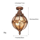AXYAA Retro Loft Outdoor Ceiling Light - Vintage Nordic Style