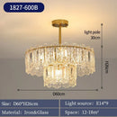 Axyaa Modern Retro Glass Luxury Chandelier for Living Room and Bedroom