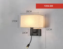 Axyaa LED Wall Lamp with USB Charger & Spotlight for Bedroom Living Room