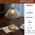 Axyaa French Medieval Butterfly Dream Glass Table Lamp LED E27 Romantic Atmosphere Desk Light
