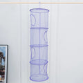 Axyaa 4 Grids Folding Clothes Storage Basket