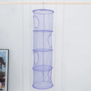 Axyaa 4 Grids Folding Clothes Storage Basket