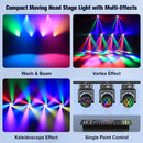 Axyaa 7x25W RGBW LED Moving Head Light for Stage, DJ, Concert, Party