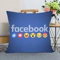 Axyaa Satin Soft Pillowcase for Home Decor 45x45cm Square Zipper Pillow Cover