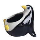 Axyaa Cartoon Penguin Ceramic Flower Pot for Succulents and Plants