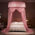 Axyaa Summer Round Lace Princess Canopy Netting for Insect Prevention