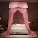 Axyaa Summer Round Lace Princess Canopy Netting for Insect Prevention